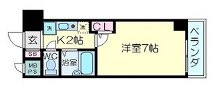 エスリード東梅田の物件間取画像